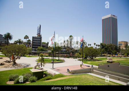 George C Page Museum, La Brea Tar Pits, Los Angeles, CA, California Stock Photo