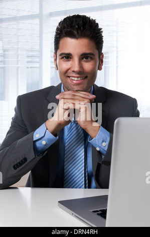 young successful business man at office Stock Photo
