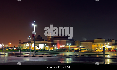 Villaggio Shopping Mall at Night, Doha, Qatar Stock Photo