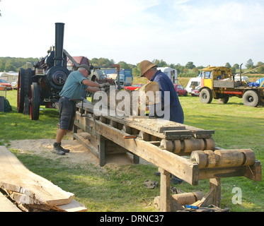 1922 Ruston Hornsby steam General Purpose Engine, 115100 'Hildary' DO2953 belt driving rack saw Stock Photo