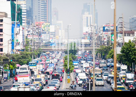 Traffic in Bangkok, Thailand Stock Photo