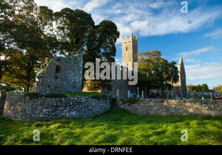 Claregalway Abbey, Claregalway, County Galway, Ireland. Stock Photo