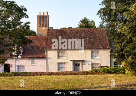 Street Scene, Castle Hedingham, Essex England Stock Photo