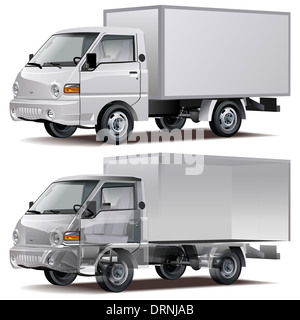 delivery / cargo truck Stock Photo