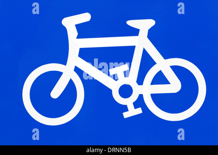 bike sign Stock Photo