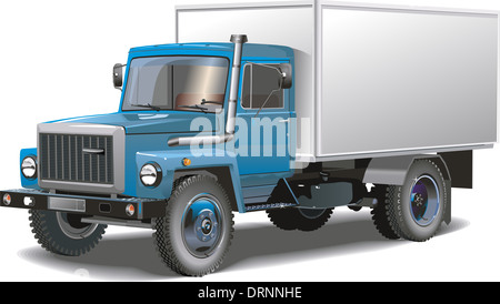 delivery / cargo truck Stock Photo