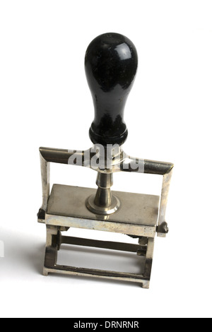 Old rubber stamp isolated on white background Stock Photo - Alamy