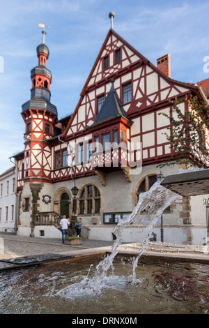 town hall, harzgerode, harz district, saxony-anhalt, germany Stock Photo