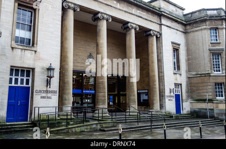 Gloucestershire County Council Shire Hall in Gloucester. Stock Photo