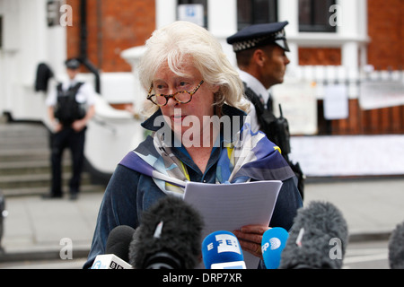 Susan Benn Julian Assange's advisor Stock Photo - Alamy