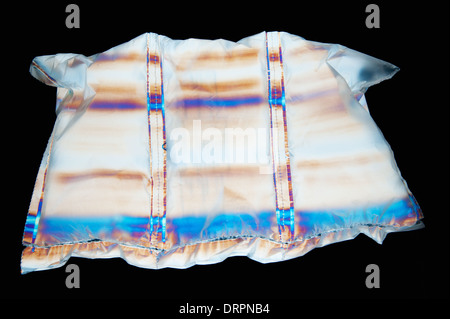 Translucent objects in polarized light Stock Photo