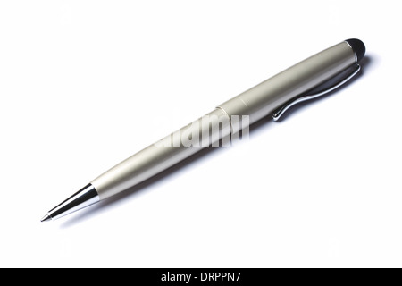 Ball Point Pen Isolated On White Stock Photo