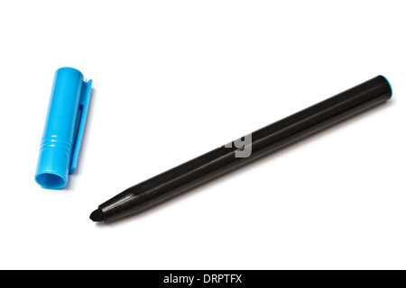 Blue highlighter Stock Photo
