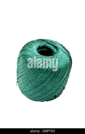 Green thread Stock Photo