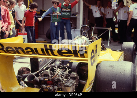 Renault RS02 F1 Turbo 1.5 British GP 1978 Stock Photo