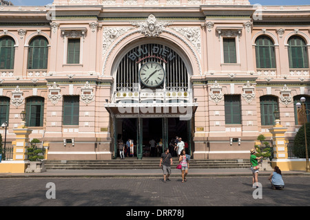 Saigon Central Post Office Ho Chi Minh City Vietnam Stock Photo