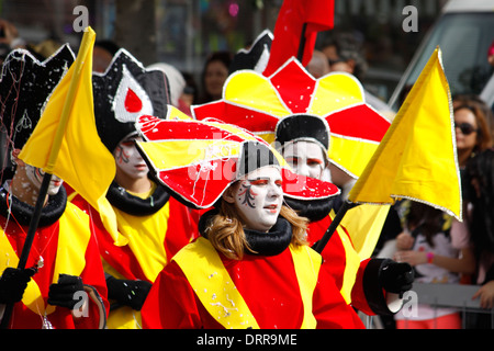 Famous carnival of Limassol, Akrotiri Bay, Cyprus. Stock Photo