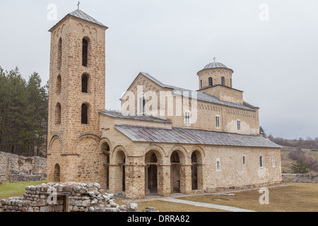 Sopocani monastery in Serbia Stock Photo