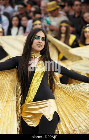 Famous carnival of Limassol, Akrotiri Bay, Cyprus. Stock Photo