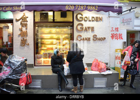 London UK, 31th January 2014: My Asian Planet live on BBC World New boardcast the celebration Chinese new Year of horse in London Chinatown UK. Credit:  See Li/Alamy Live News Stock Photo
