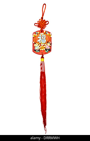 Chinese lucky hanging ornaments Stock Photo