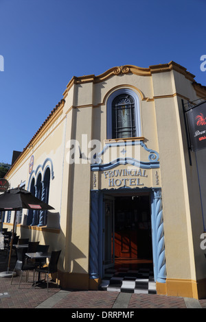 Art Deco Napier, Provincial Hotel, Corner of Emerson Street and Clive Square East,  Napier, Hawkes Bay, North Island New Zealand Stock Photo