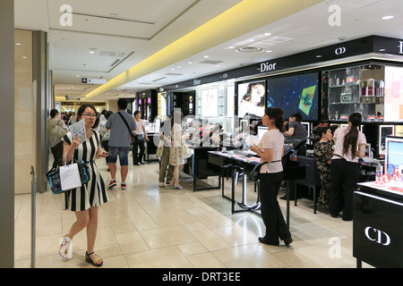 Inside Takayashima shopping mall in Ginza, Tokyo, Japan Stock Photo