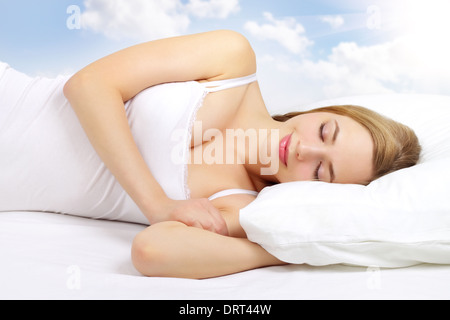 Sleeping Girl Stock Photo