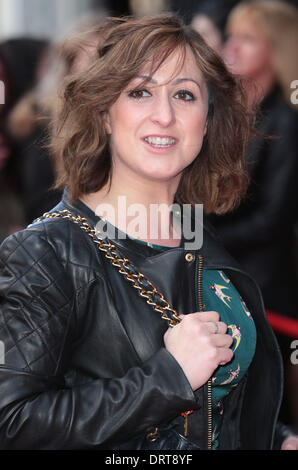 London, UK, 1st February 2014 Natalie Cassidy arrives for the VIP Gala screening of 'Mr Peabody & Sherman 3D' at Vue Cinema, Leicester Square, London Photo: MRP Credit:  MRP/Alamy Live News Stock Photo