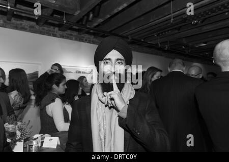 Waris Ahluwalia attends Luxury collection hotels & resorts exhibition opening 'VISUAL JOURNEY PERU' by Helena Christensen Stock Photo