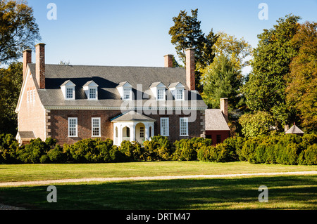 Gunston Hall, Home of George Mason, 10709 Gunston Road, Mason Neck, Virginia Stock Photo