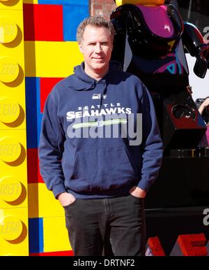 Los Angeles, CA, USA. 1st Feb, 2014. Will Ferrell at arrivals for LEGO MOVIE Premiere, Regency Village Theatre in Westwood, Los Angeles, CA February 1, 2014. Credit:  Emiley Schweich/Everett Collection/Alamy Live News