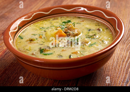 Gentse Waterzooii - s a Belgian dish of stew, originating in Flanders Stock Photo