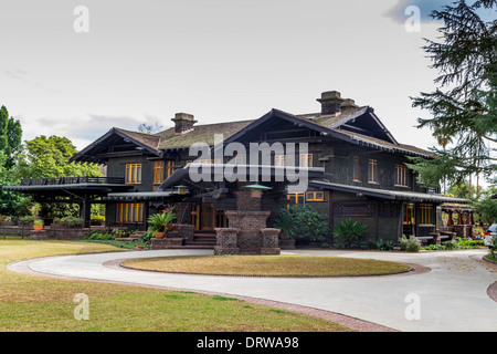 The Blacker House in Pasadena California USA used in the movie Back to the Future for Doc's House Stock Photo