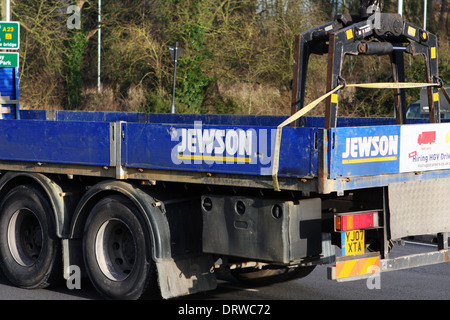 The rear part of a Jewson truck Stock Photo