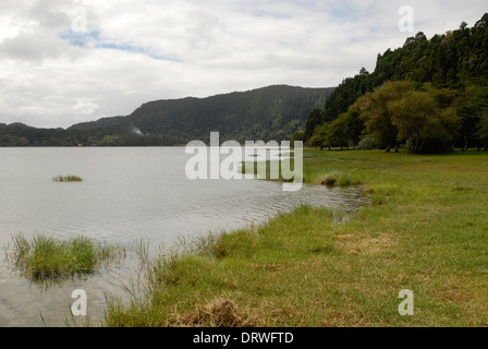 Lagoa das Furnas, Sao Miguel Island, Azores, Portugal Stock Photo