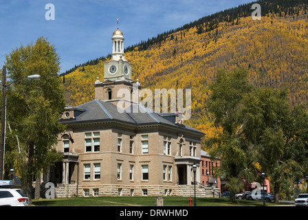 Courthouse in Silverton Colorado USA Stock Photo