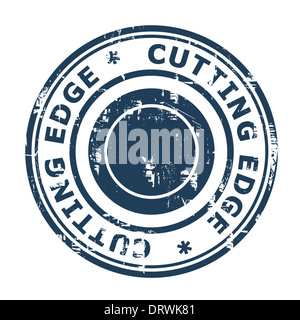 Cutting Edge concept stamp isolated on a white background. Stock Photo