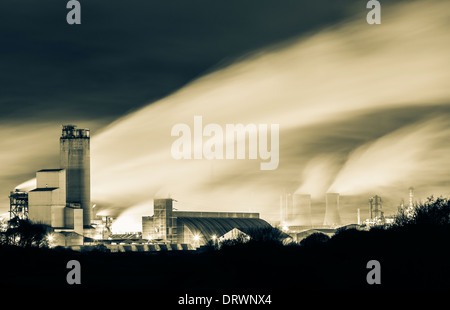 CF Industries feriliser plant at Billingham near Middlesbrough, north east England. UK. Stock Photo
