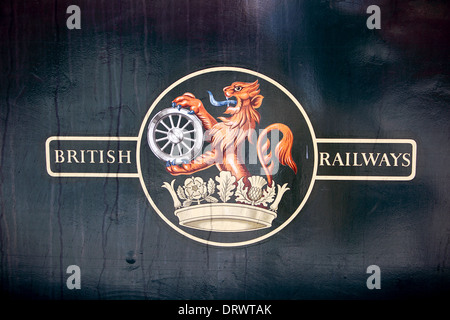 old British Railways emblem Stock Photo