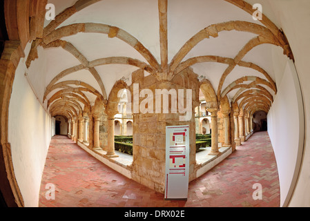 Portugal, Algarve: Medieval cloister in the City Museum of Faro Stock Photo