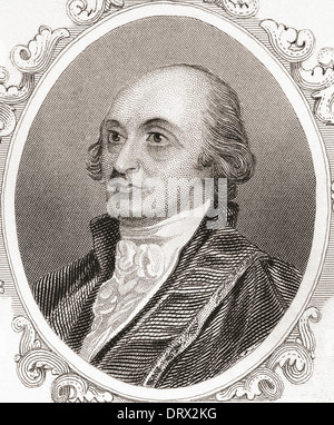 John Jay, 1745 –1829. American statesman, patriot, diplomat, Founding Father of the United States, signer of the Treaty of Paris Stock Photo