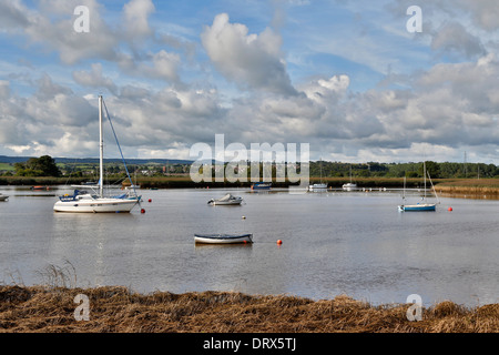 Topsham; River Exe; Devon; UK Stock Photo