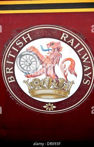 old British Railways emblem Stock Photo