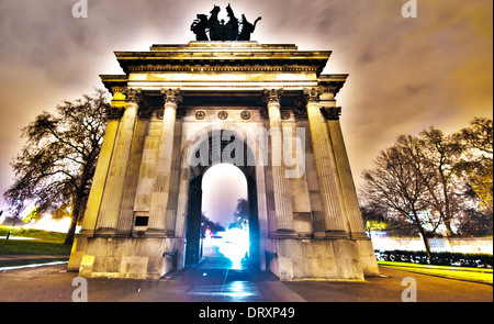 Wellington Arch HDR Stock Photo