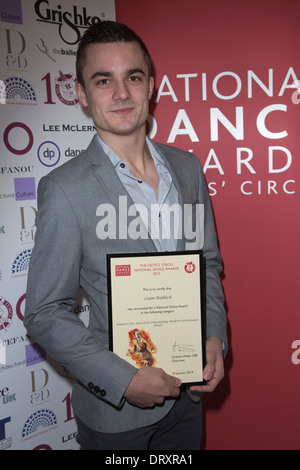 Critics' Circle National Dance Awards in London, dancer Liam Riddick, Richard Alston Dance Company Stock Photo