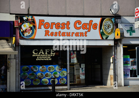 Forest Gate Cafe, Woodgrange Road, Forest Gate, Newham, East London, E7 Stock Photo