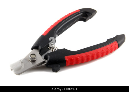 Cat Claw Clipper on a white background Stock Photo