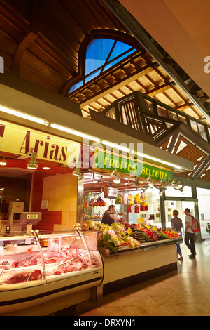 Santa Caterina Market at the Gothic Quarter. Barcelona. Catalonia. Spain Stock Photo