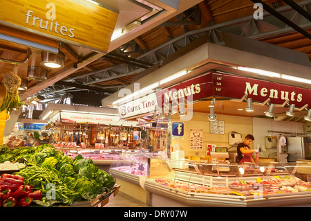 Santa Caterina Market at the Gothic Quarter. Barcelona. Catalonia. Spain Stock Photo